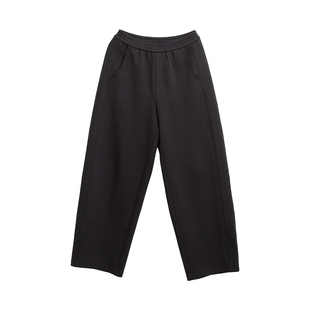 忘城A1103座/慵懒暖意/秋冬新款棉混纺重磅380G休闲卫裤香蕉裤子