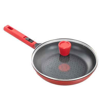 amercook感温红点不粘煎锅