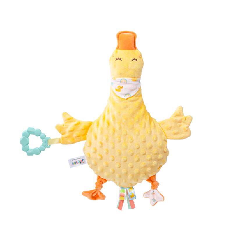 jollybaby宝宝安抚巾玩偶哄睡觉神器婴儿可入口手偶玩具阿贝贝0-1