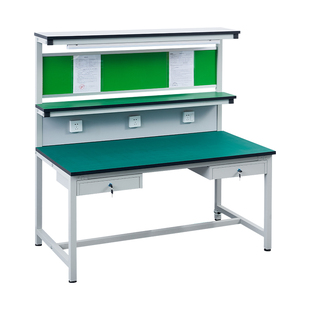 车间防静电工作台带灯工厂流水线多层注塑质检验桌手机电子维修台