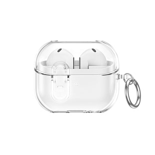 适用三星Buds3pro保护套Galaxy Buds 3透明锁扣耳机壳buds3保护壳新款防摔GalaxyBuds3pro简约高级登山扣新款