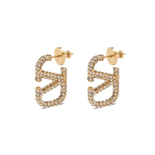 [礼物]华伦天奴VALENTINO女士 VLOGO SIGNATURE 金属耳环