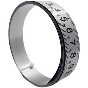 19MM宽标尺粘性刻度尺条贴尺带胶粘贴尺自粘尺子金属可粘贴尺正向