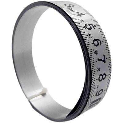 19mm宽标尺自粘可粘贴尺金属带胶