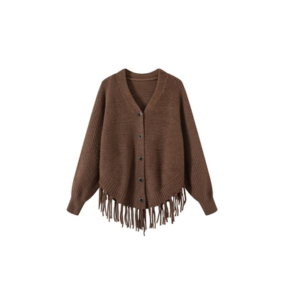 AOSER宽松显瘦蝙蝠袖针织开衫