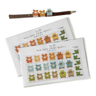 韩国collector mumu可爱豆鼠贴纸手账素材咕卡手机装饰贴ins小众