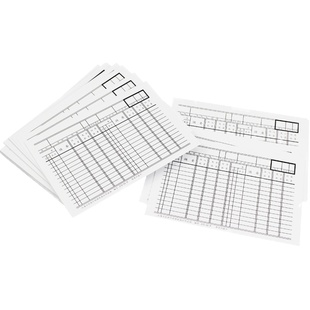 立信存料卡存货计数卡存货吊卡仓库物料卡片库存记录卡双面明细表财务用品物料收发卡物资收发卡50张272-50