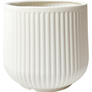 塑料花盆轻奢高级感发财树盆景虎皮兰蝴蝶兰专用室内大型绿植盆丨