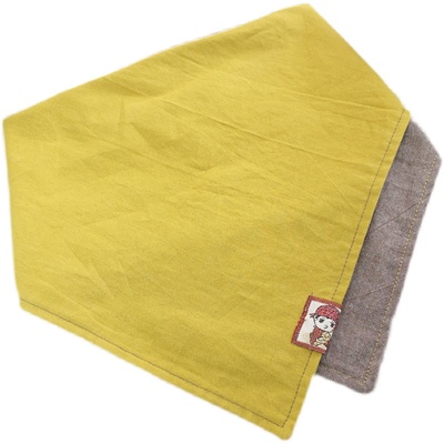 儿童秋冬围巾三角围巾男女童围脖纯棉口水巾领巾大码宝宝小孩脖套