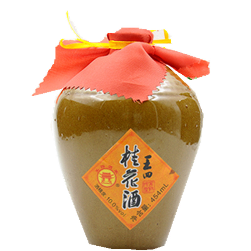 苏州桂花酒糯米佳酿常熟特产百年老字号王四酒家460ml11度小坛装.