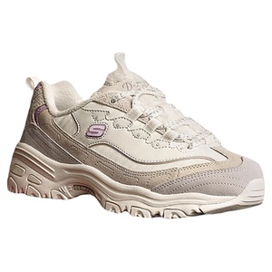 Skechers斯凯奇奶茶熊冬季女鞋复古加绒潮流老爹鞋厚底运动休闲鞋