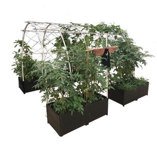 种植箱爬藤架种菜专用箱拱形立体种植架子户外楼顶阳台种瓜特大