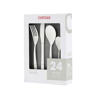 comas白色系列西餐刀汤匙甜品