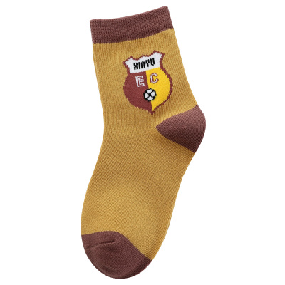 纯棉春秋薄款学生中筒儿童袜子