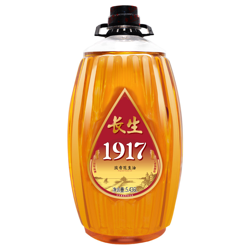 【非遗】长生浓香花生油5.436L源于1917初榨选好料头道油质量一级