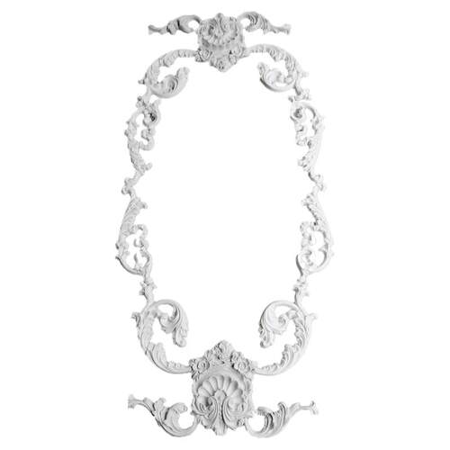 欧式灯盘石膏角花拼花组合吊顶灯镂空雕花法式浮雕壁花线条背景墙