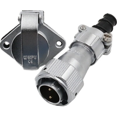 威浦weipu防水航空插头插座翻盖