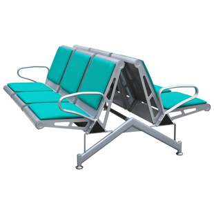 排椅双排不锈钢连排椅沙发候诊椅输液椅等候椅公共座椅机场椅
