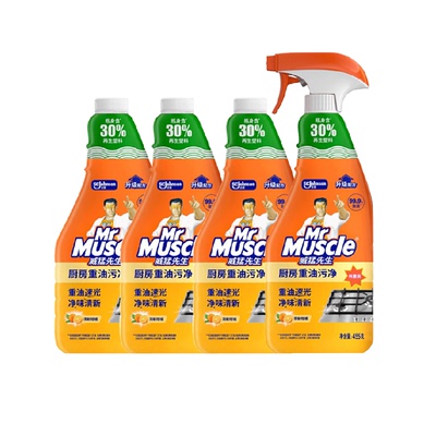 威猛先生厨房清洁剂455g×4瓶