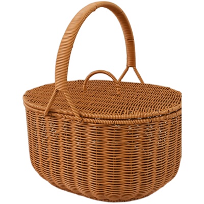 户外野餐篮收纳购物篮