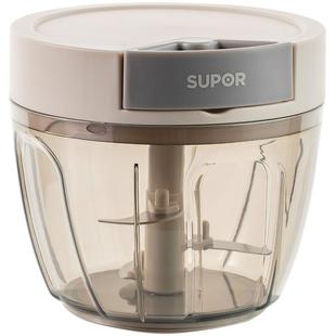 苏泊尔拉蒜器手动蒜泥机捣蒜泥神器打蒜蓉绞肉小型搅碎机辅食家用