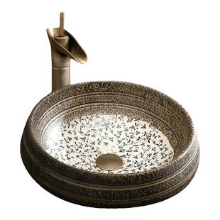 复古台下洗手盆单盆洗脸盆民宿台中盆台下盆洗手盆卫生间面盆台盆