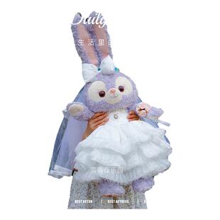 新作23英寸80CM星黛露婚纱M号玲娜贝儿41CM西装礼服结婚领证礼物