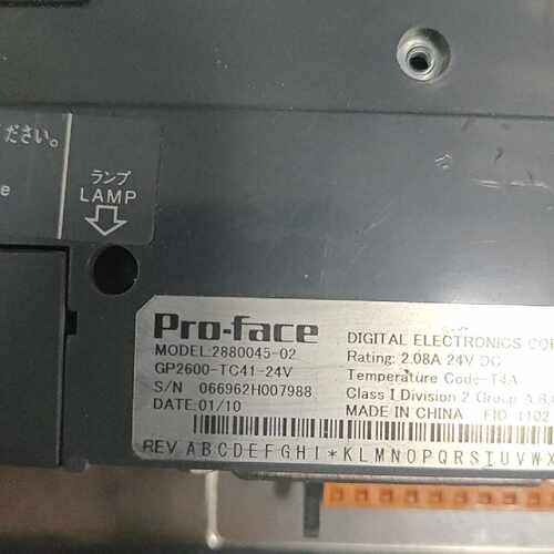 溢价-Pro-face触摸屏 GP2600-TC41-24V，