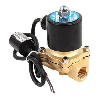 常闭节能模块电磁阀水阀ac220v气阀全铜dc24vdc12v2分3分1寸2控制