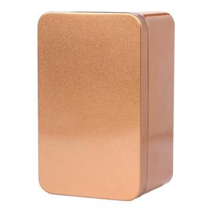 13*8通用空白磨砂茶叶铁盒长方形空盒 马口铁皮盒茶叶桶 包装定制