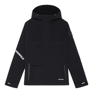 KARL LAGERFELD【85%鸭绒】连帽休闲羽绒服2025秋冬新品老佛爷男