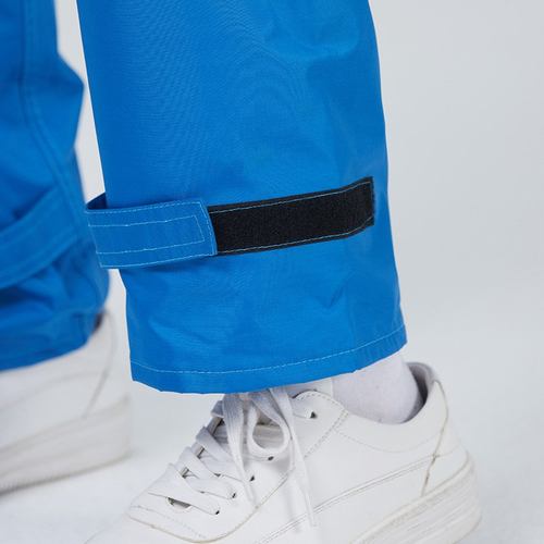 工厂直供成人雨衣套装户外调节可雨衣牛津布帽檐袖口双分体环卫