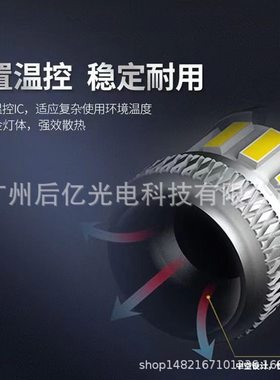 跨境专供恒流解码倒车灯亮30304014灯13LEDW5WT10宽高T10示