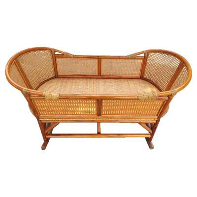 传统老款新生婴儿摇篮竹藤编老式