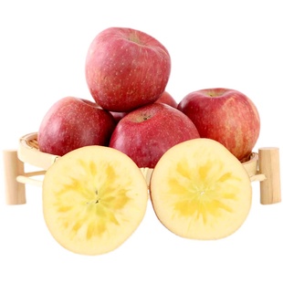 新鲜正宗陕西省洛川红富士苹果冰糖心产地直发脆甜官方旗舰店10斤