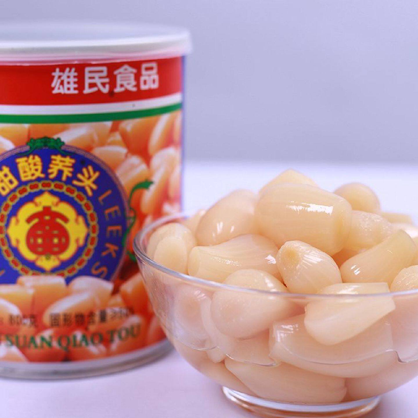 雄民甜酸荞头380g800g酸甜爽口小藠头酸野新鲜腌制茭头糖醋饭菜