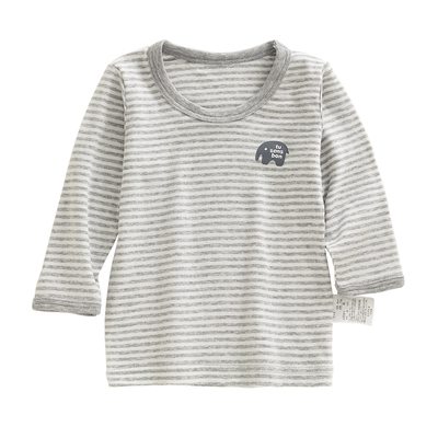 日系儿童t恤纯棉内搭圆领百搭