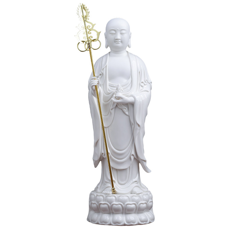 九华山南无大愿地藏菩萨像陶瓷