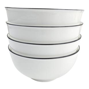 7寸面碗家用大号吃面碗六6英寸8汤碗面完陶瓷中号面条碗海碗中式