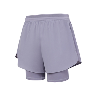 特步两千公里PRO丨短裤女2026年夏季新款裤子2000公里假两件短裤