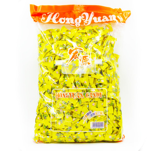 包邮宏源陈皮糖2500g 消食生津止渴办公室开胃零食 水果糖喜糖