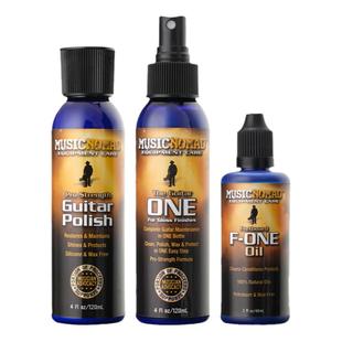 MusicNomad吉他护理保养清洁套装指板油琴弦护弦油品丝抛光除锈剂