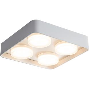 麦丹妮 客厅无主灯全光谱明装筒灯方形防眩护眼斗胆射灯智能调光