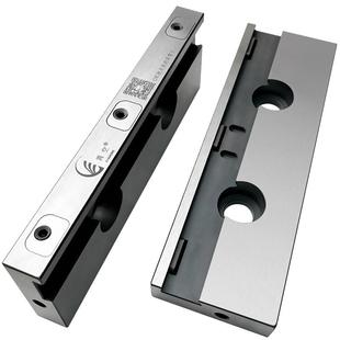 钢质快换钳口配角固式平口钳CNC加工中心精密虎钳MC精密组合钳