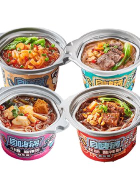 自嗨锅酸辣粉自热火锅方便食品