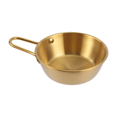 韩式米酒碗316不锈钢碗带把手小吃碗家用专用碗加厚调料碗食品级