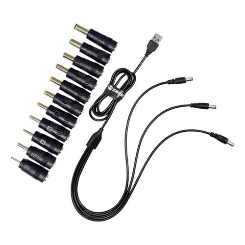 5V1A多用圆口usb充电器电动玩具遥控车翻斗车dc3.5圆头电源充电线