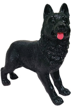 树脂黑狗小狗摆件乔迁家居装饰品