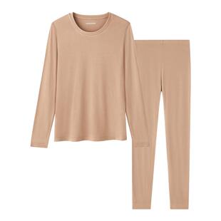 【玻尿酸美肌】SCHIESSER舒雅男士玻尿酸双面磨毛女保暖内衣套装