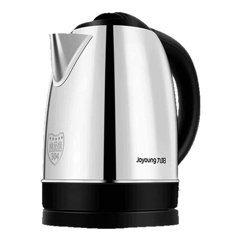 九阳电热水壶家用烧水壶烧水器304不锈钢自动断电1.7L大容量正品